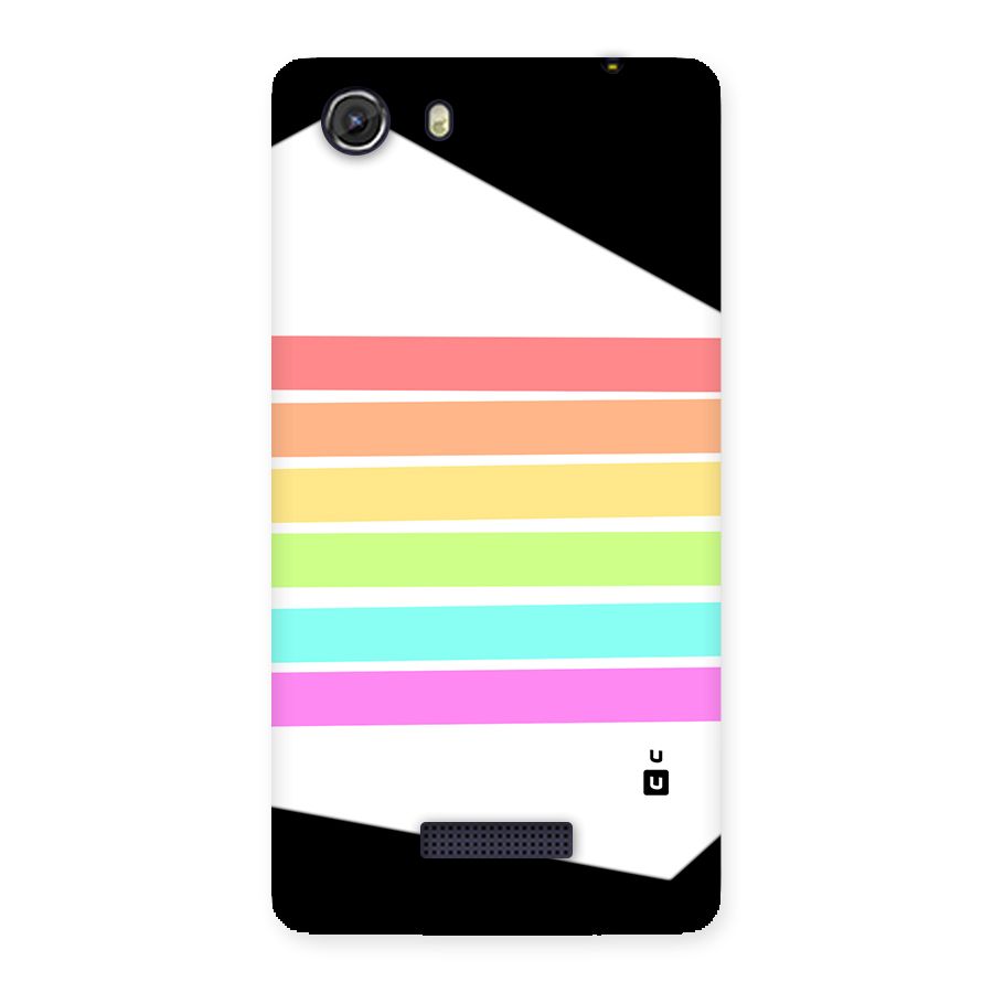 Pastel Pride Horizontal Stripes Back Case for Unite 3