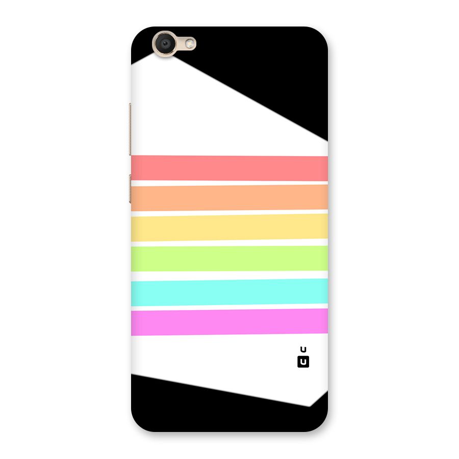 Pastel Pride Horizontal Stripes Back Case for Vivo V5