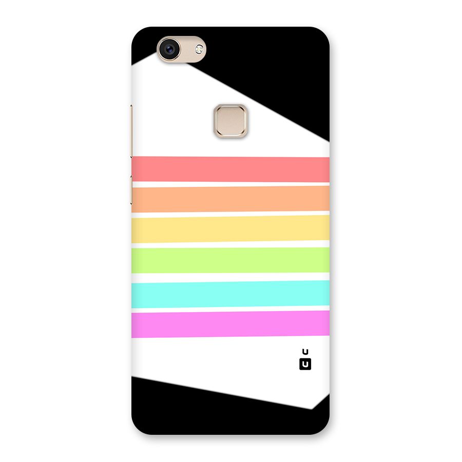 Pastel Pride Horizontal Stripes Back Case for Vivo V7