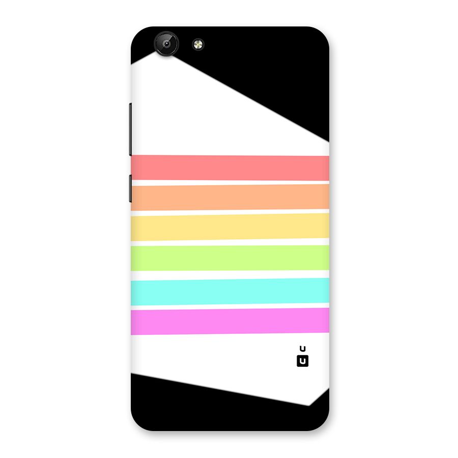 Pastel Pride Horizontal Stripes Back Case for Vivo Y69