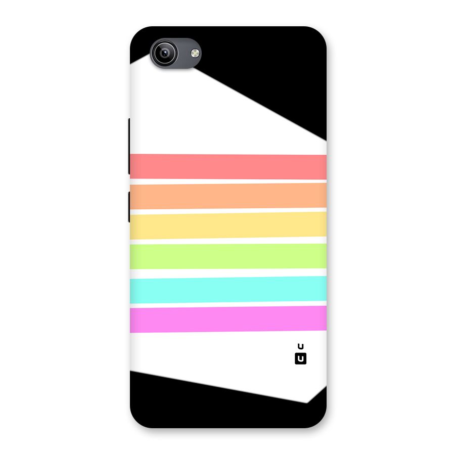 Pastel Pride Horizontal Stripes Back Case for Vivo Y81i