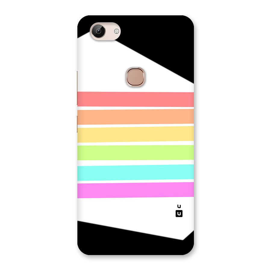 Pastel Pride Horizontal Stripes Back Case for Vivo Y83