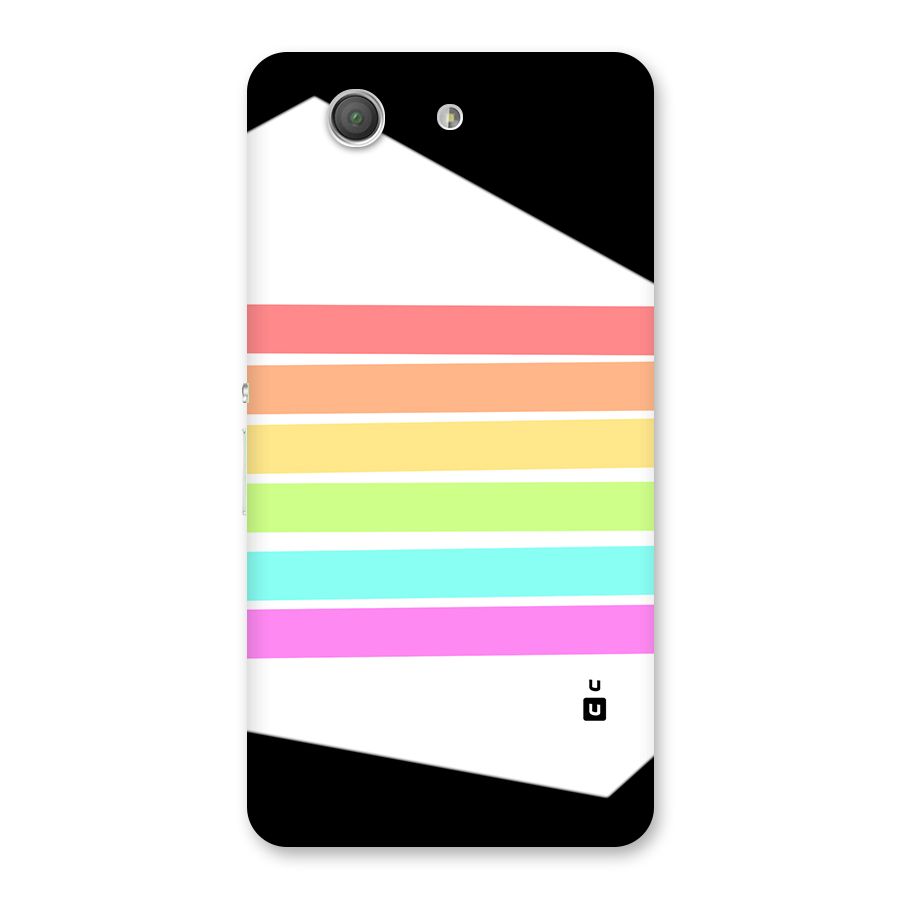 Pastel Pride Horizontal Stripes Back Case for Xperia Z3 Compact