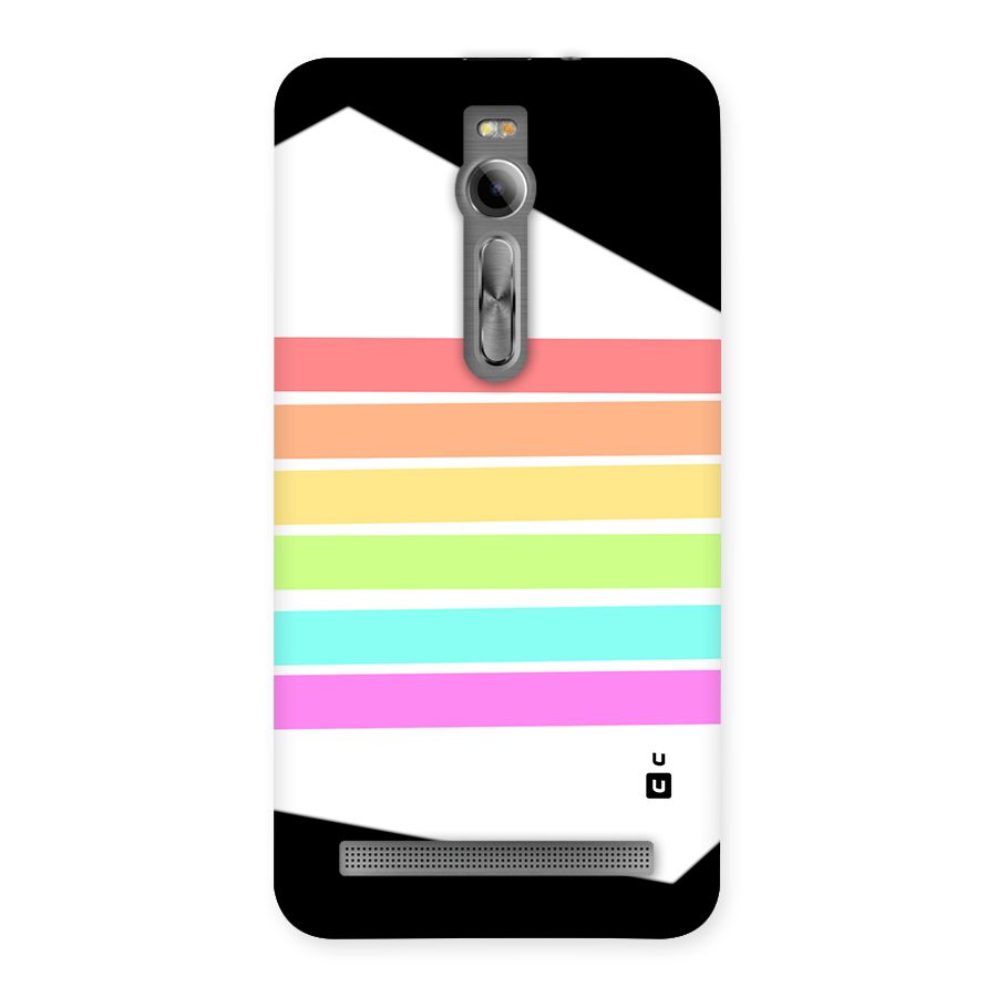 Pastel Pride Horizontal Stripes Back Case for Zenfone 2