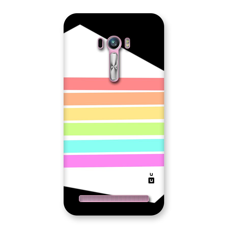 Pastel Pride Horizontal Stripes Back Case for Zenfone Selfie