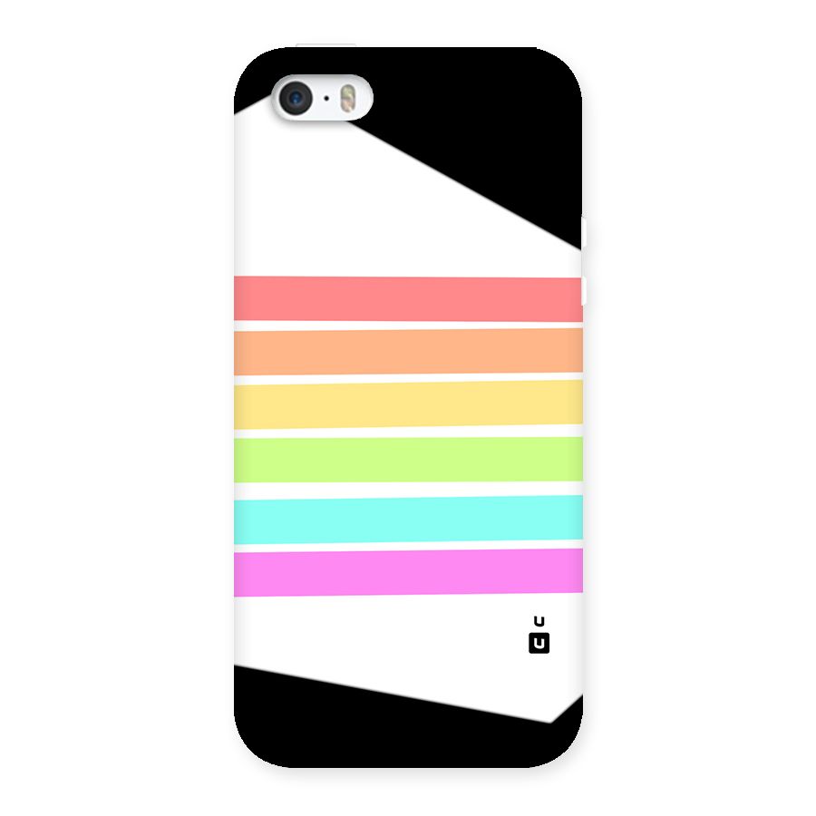 Pastel Pride Horizontal Stripes Back Case for iPhone 5 5s