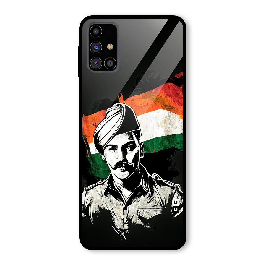 Patriotic Indian Glass Back Case for Galaxy M31s