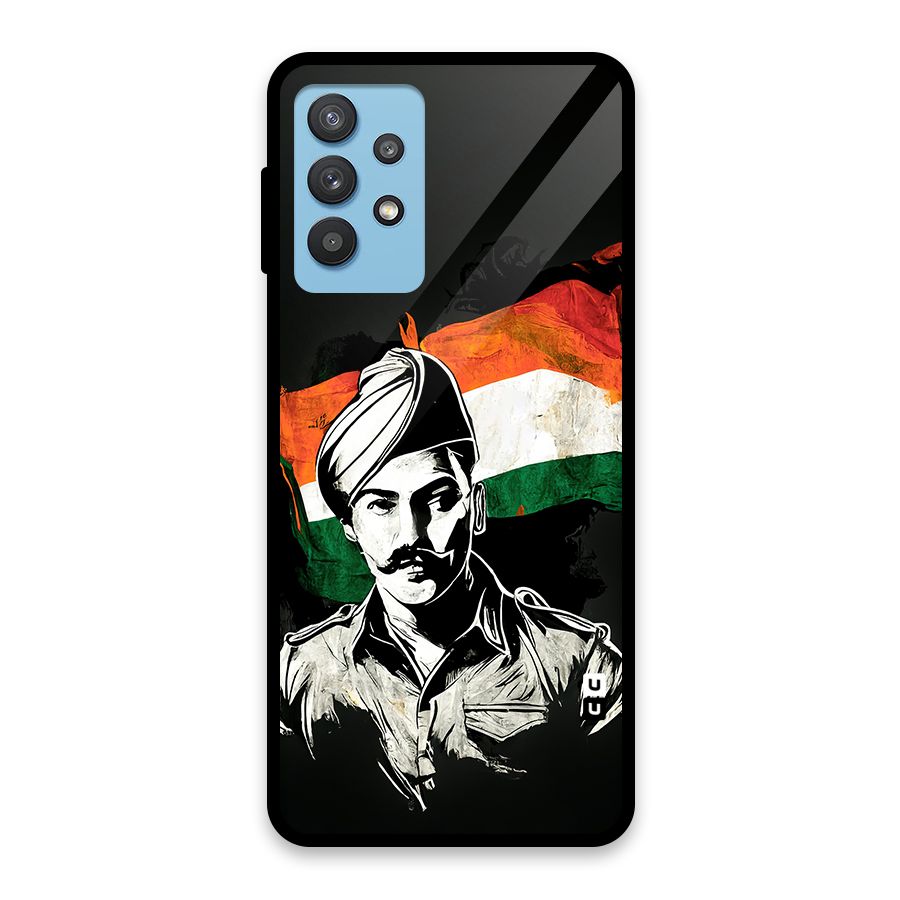 Patriotic Indian Glass Back Case for Galaxy M32 5G