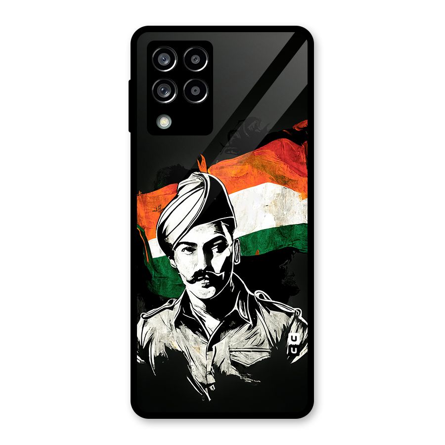 Patriotic Indian Glass Back Case for Galaxy M53 5G