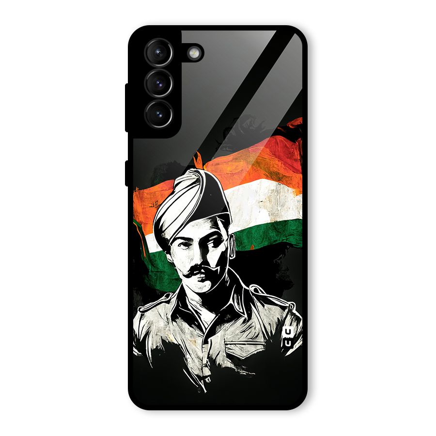 Patriotic Indian Glass Back Case for Galaxy S21 Plus