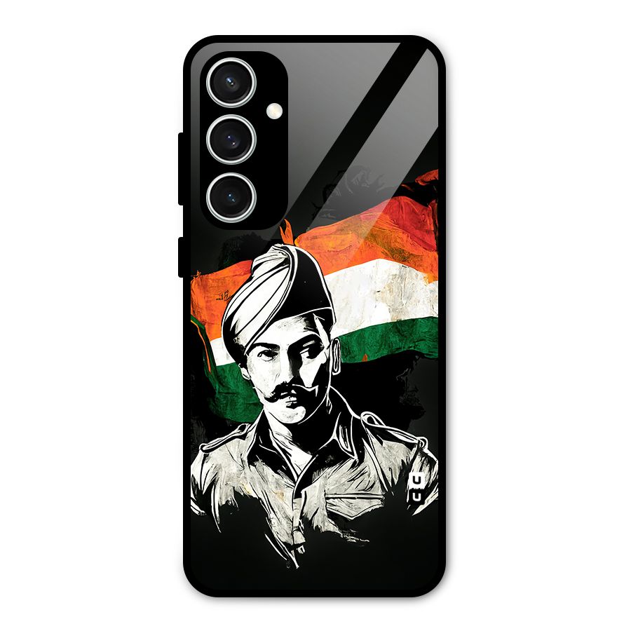Patriotic Indian Glass Back Case for Galaxy S23 FE
