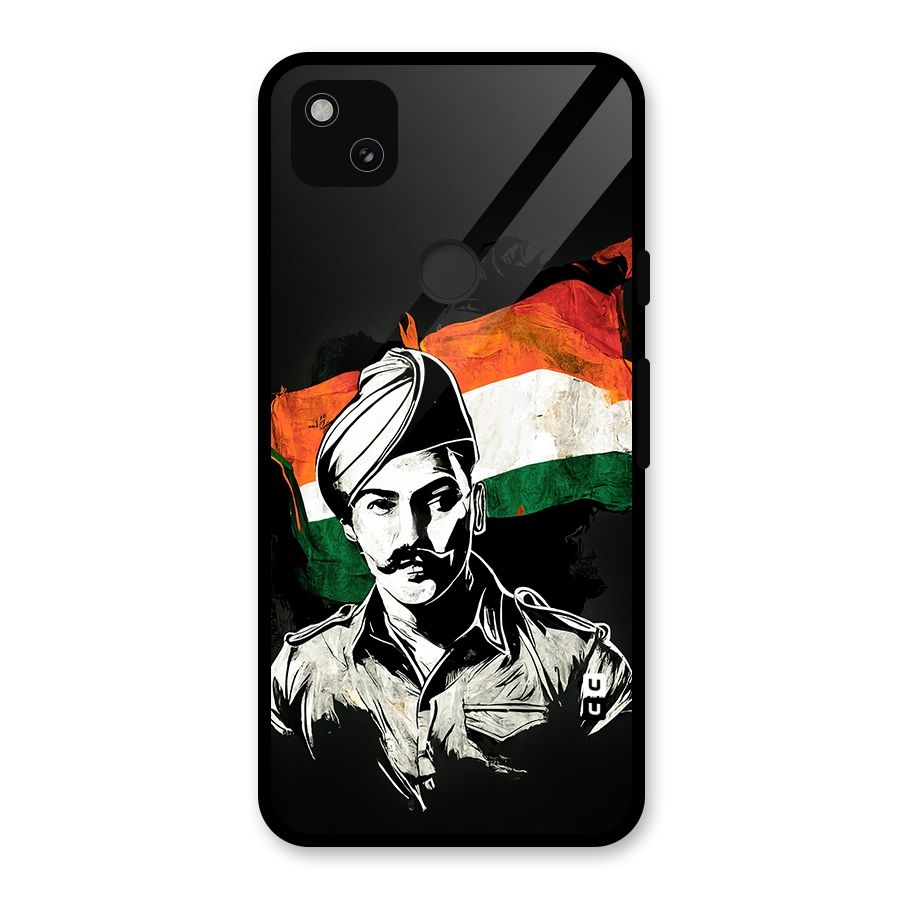 Patriotic Indian Glass Back Case for Google Pixel 4a