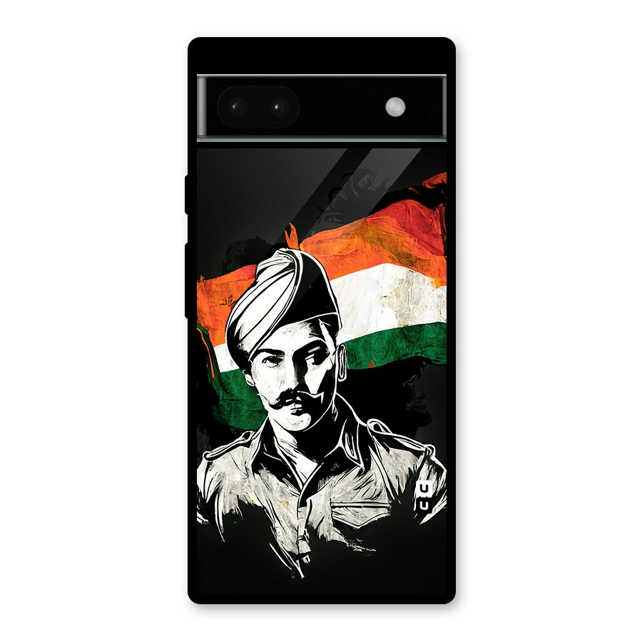 Patriotic Indian Glass Back Case for Google Pixel 6a