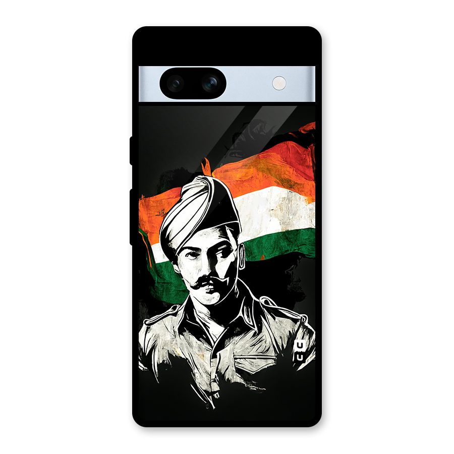 Patriotic Indian Glass Back Case for Google Pixel 7a