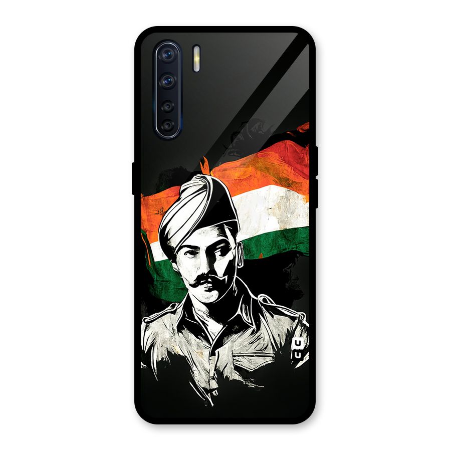 Patriotic Indian Glass Back Case for Oppo F15
