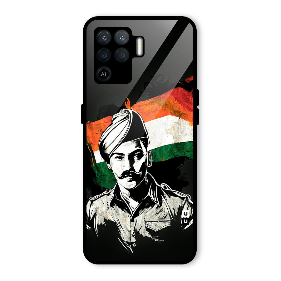 Patriotic Indian Glass Back Case for Oppo F19 Pro