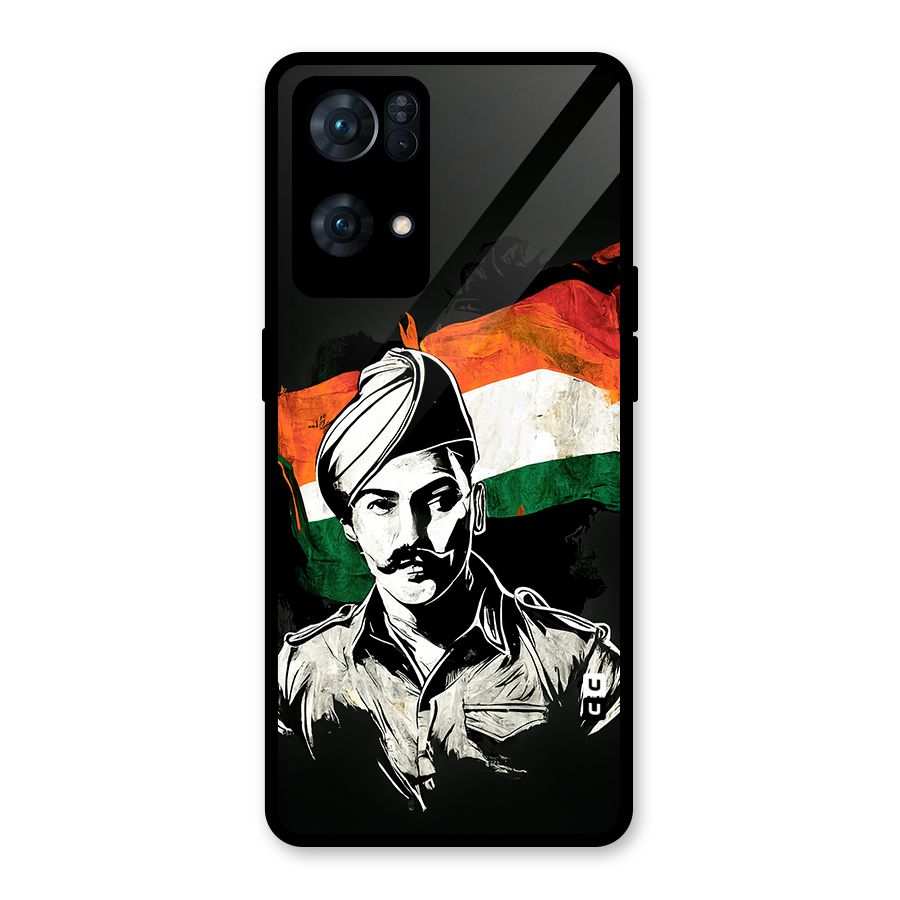 Patriotic Indian Glass Back Case for Oppo Reno7 Pro 5G