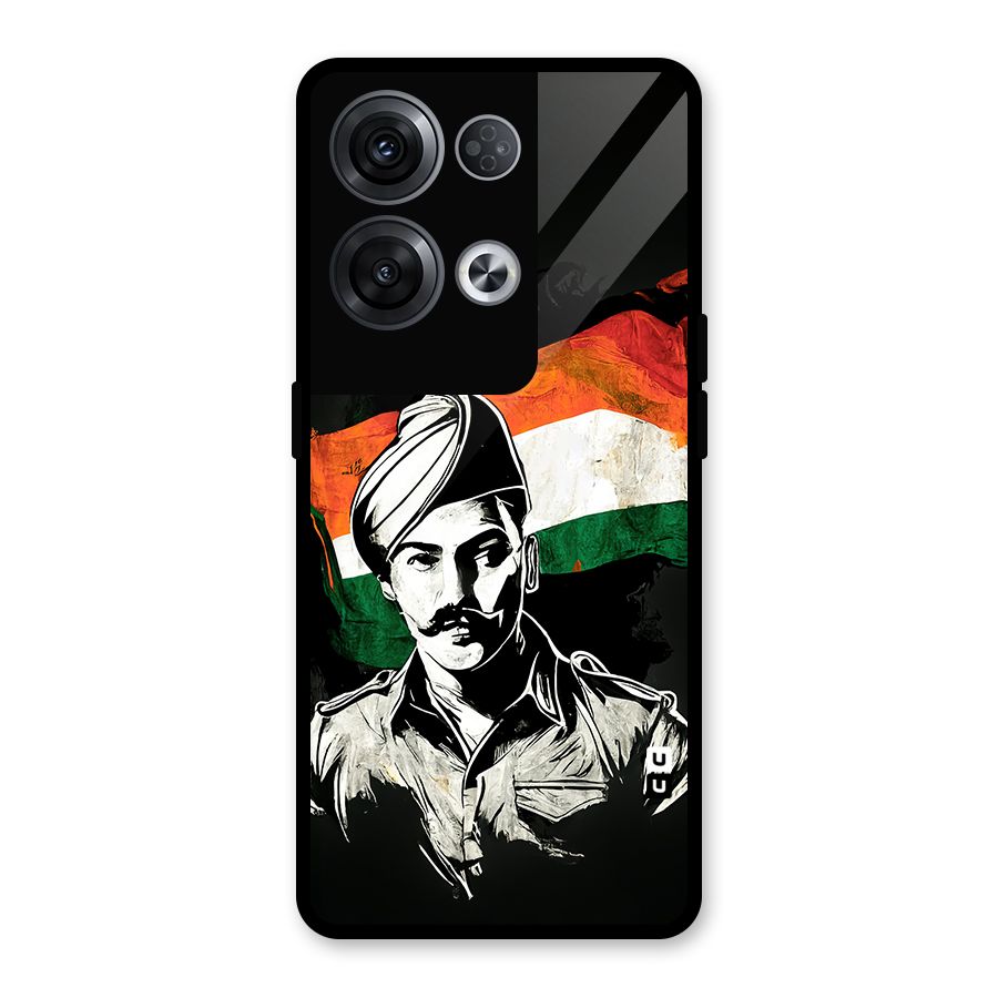 Patriotic Indian Glass Back Case for Oppo Reno8 Pro 5G