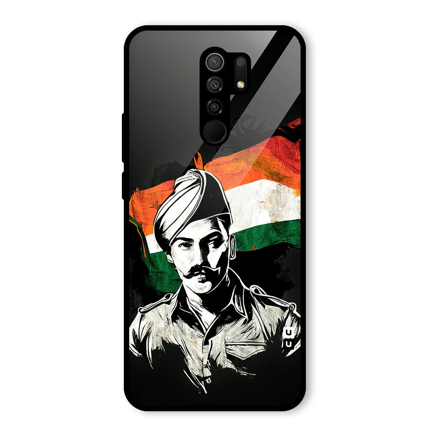 Patriotic Indian Glass Back Case for Poco M2