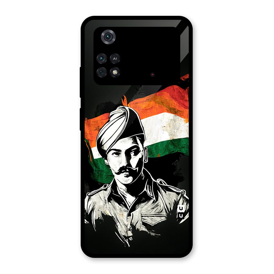 Patriotic Indian Glass Back Case for Poco M4 Pro 4G