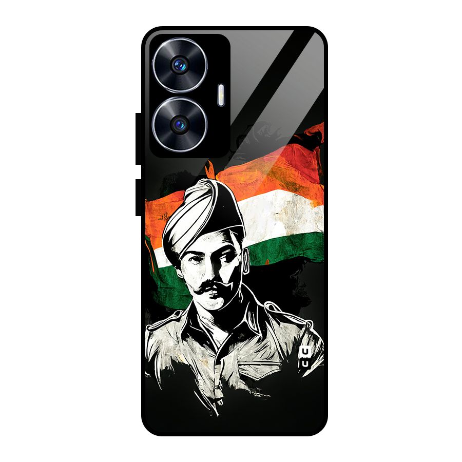 Patriotic Indian Glass Back Case for Realme Narzo N55