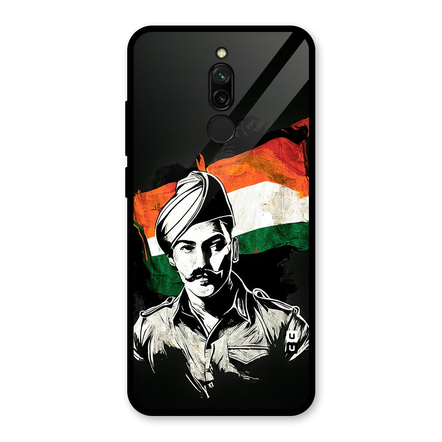 Patriotic Indian Glass Back Case for Redmi 8