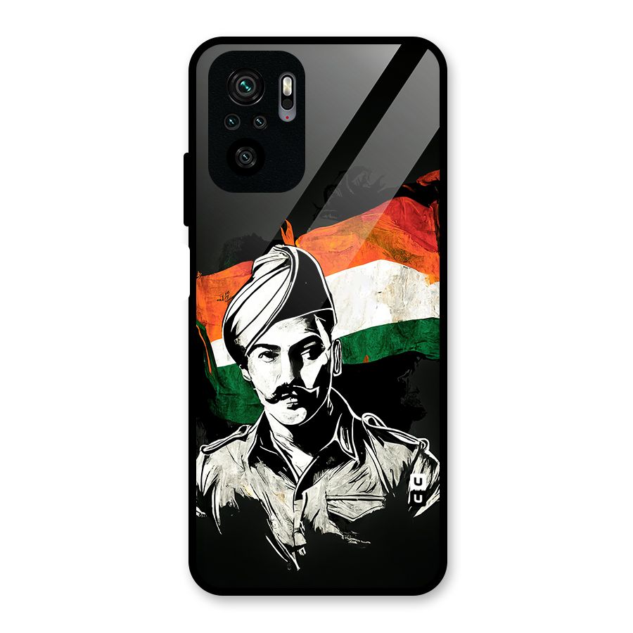Patriotic Indian Glass Back Case for Redmi Note 10S