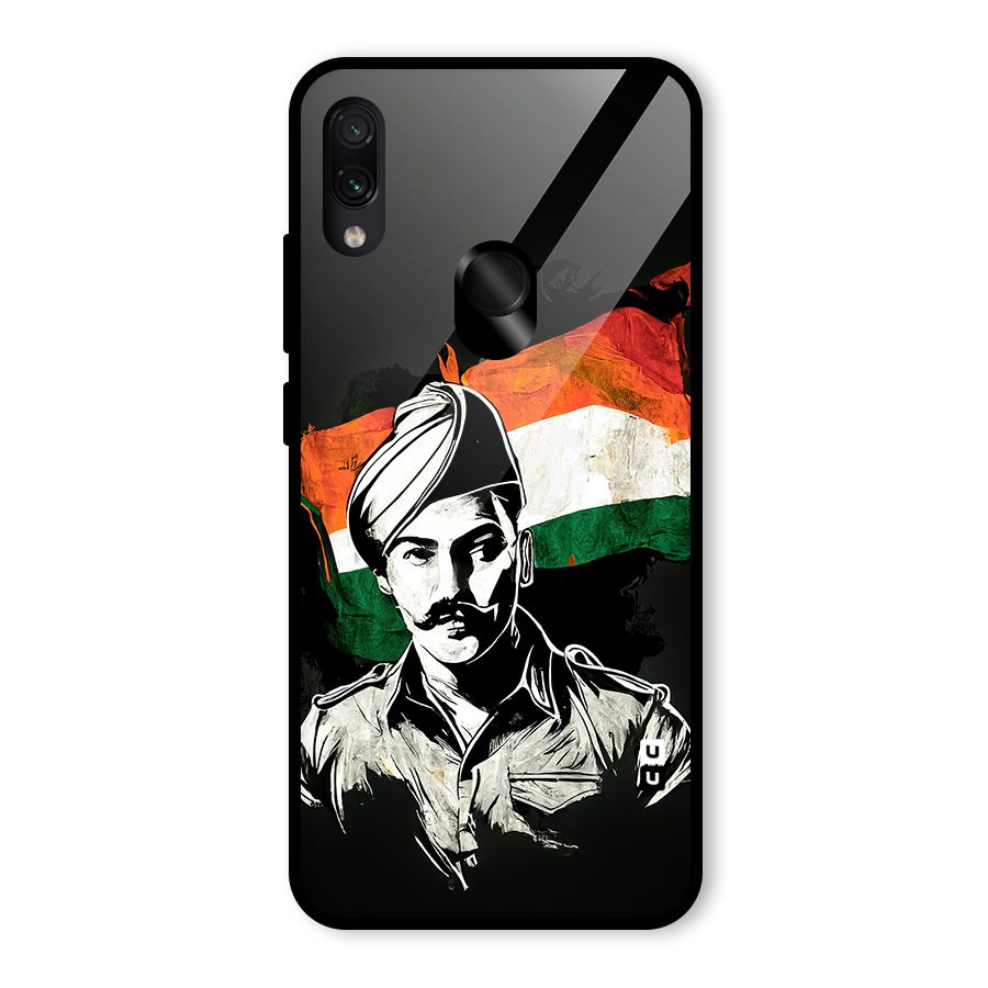 Patriotic Indian Glass Back Case for Redmi Note 7 Pro