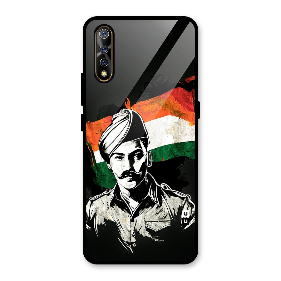 Patriotic Indian Glass Back Case for Vivo S1