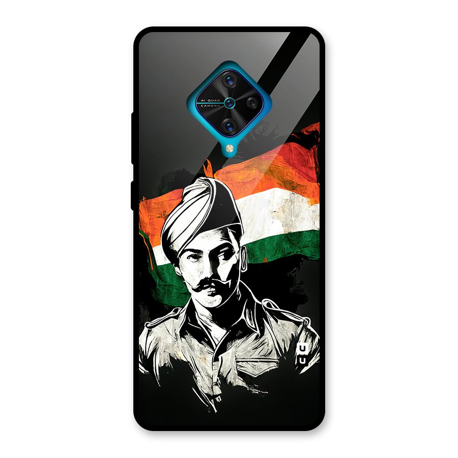 Patriotic Indian Glass Back Case for Vivo S1 Pro