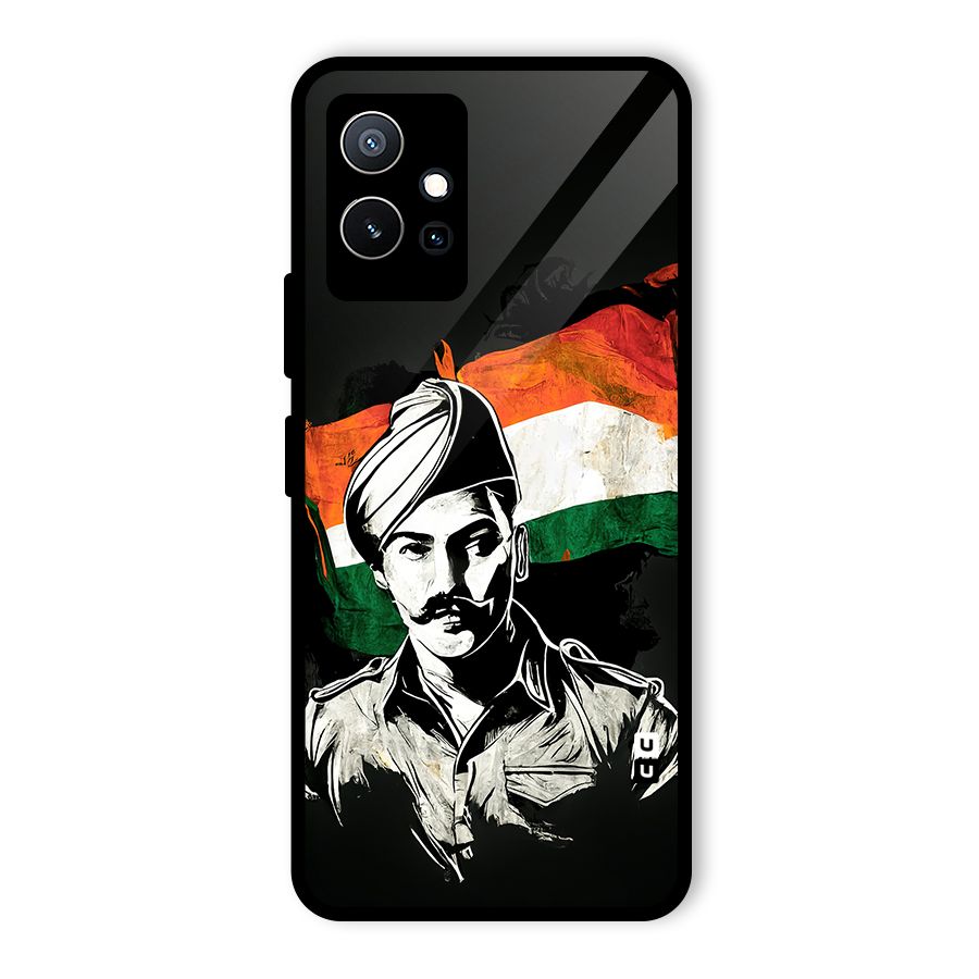 Patriotic Indian Glass Back Case for Vivo T1 5G
