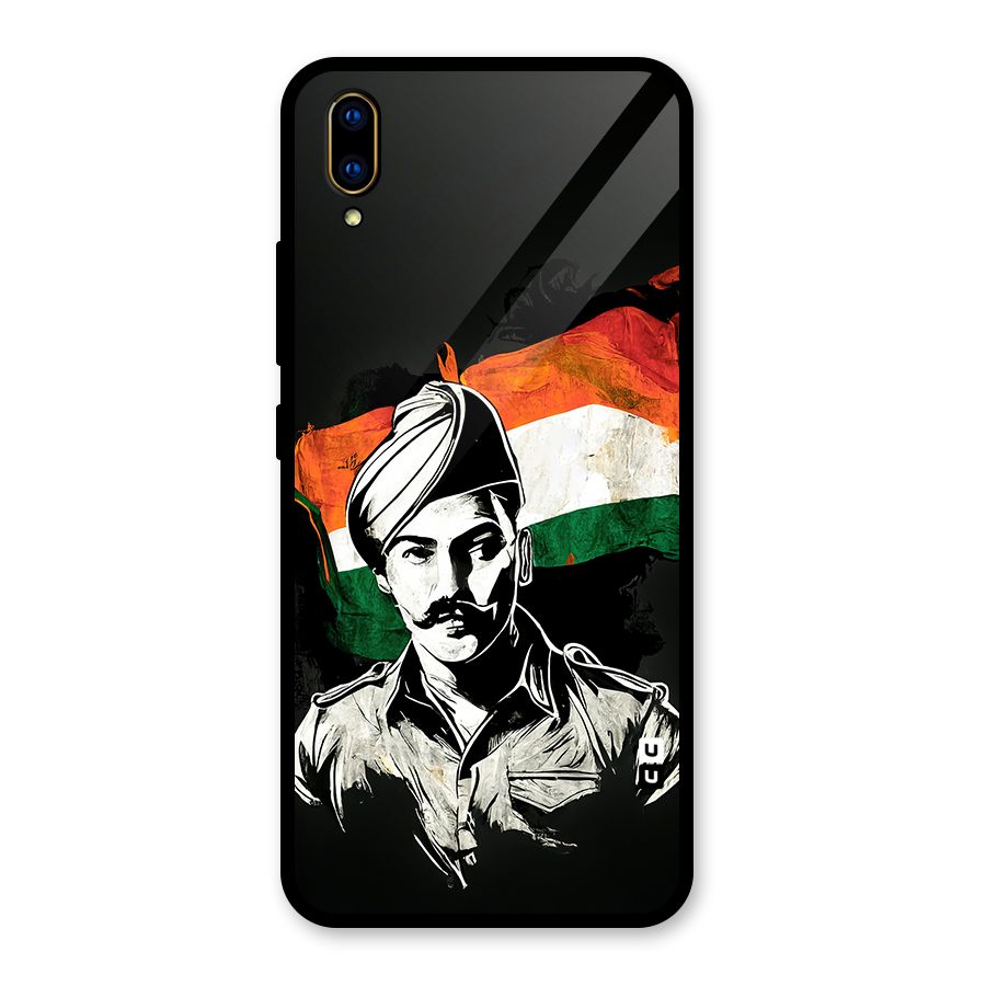 Patriotic Indian Glass Back Case for Vivo V11 Pro