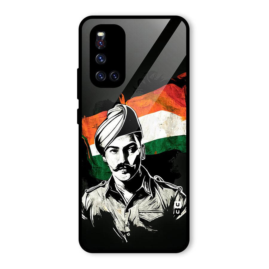 Patriotic Indian Glass Back Case for Vivo V19