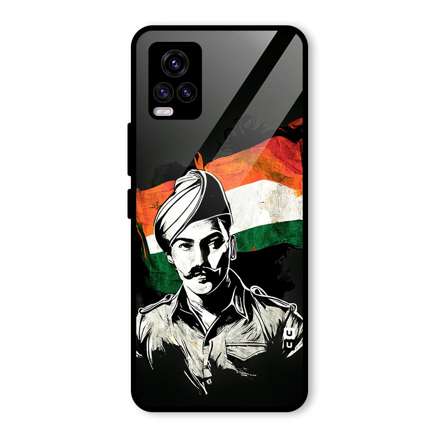 Patriotic Indian Glass Back Case for Vivo V20 2021