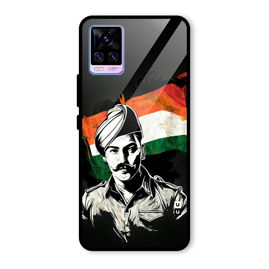 Patriotic Indian Glass Back Case for Vivo V20 Pro