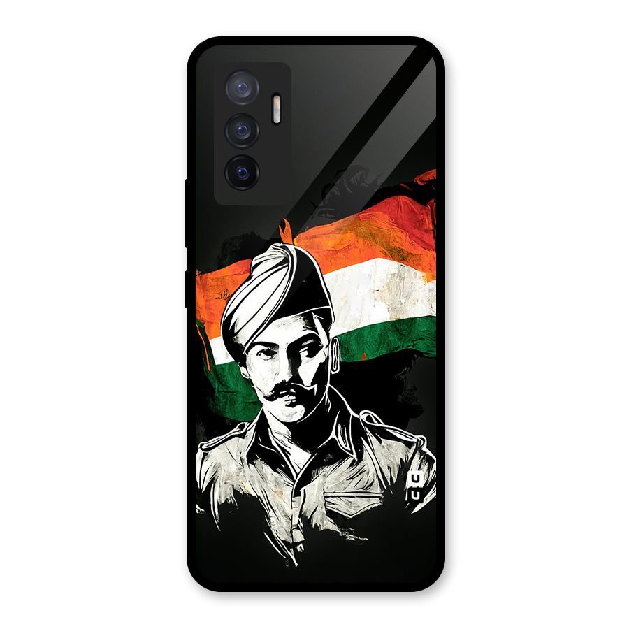 Patriotic Indian Glass Back Case for Vivo V23e