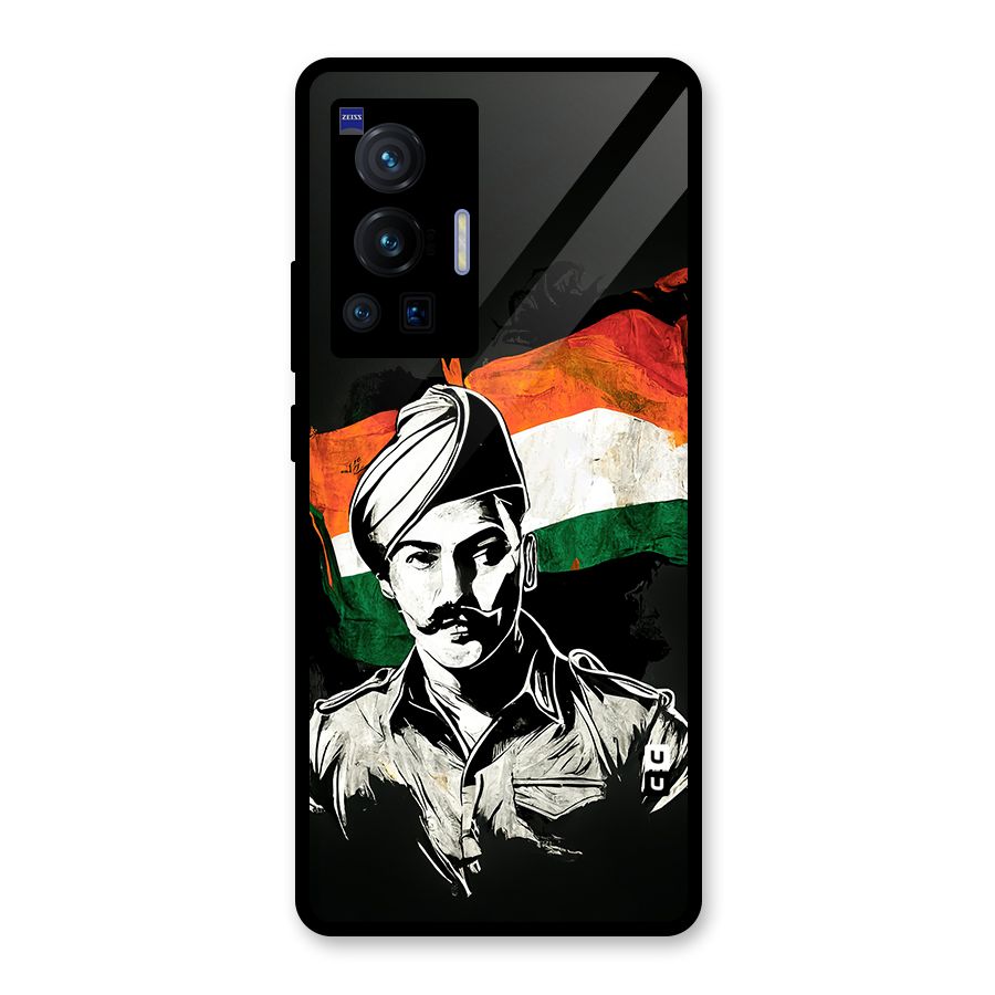 Patriotic Indian Glass Back Case for Vivo X70 Pro
