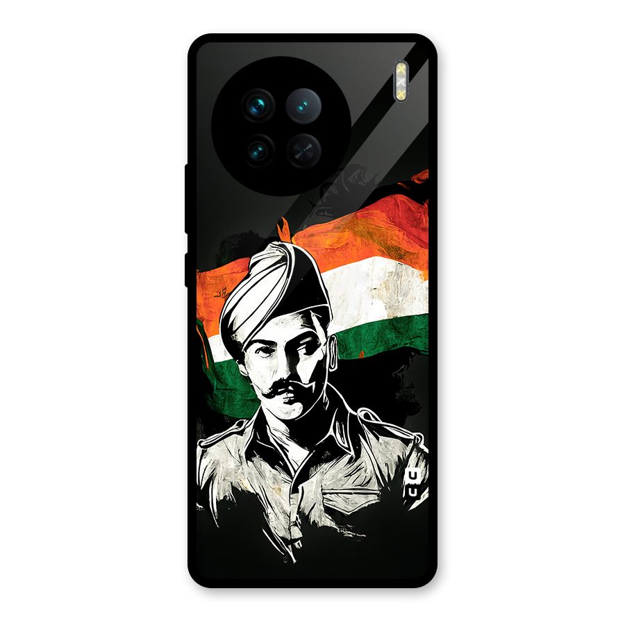 Patriotic Indian Glass Back Case for Vivo X90