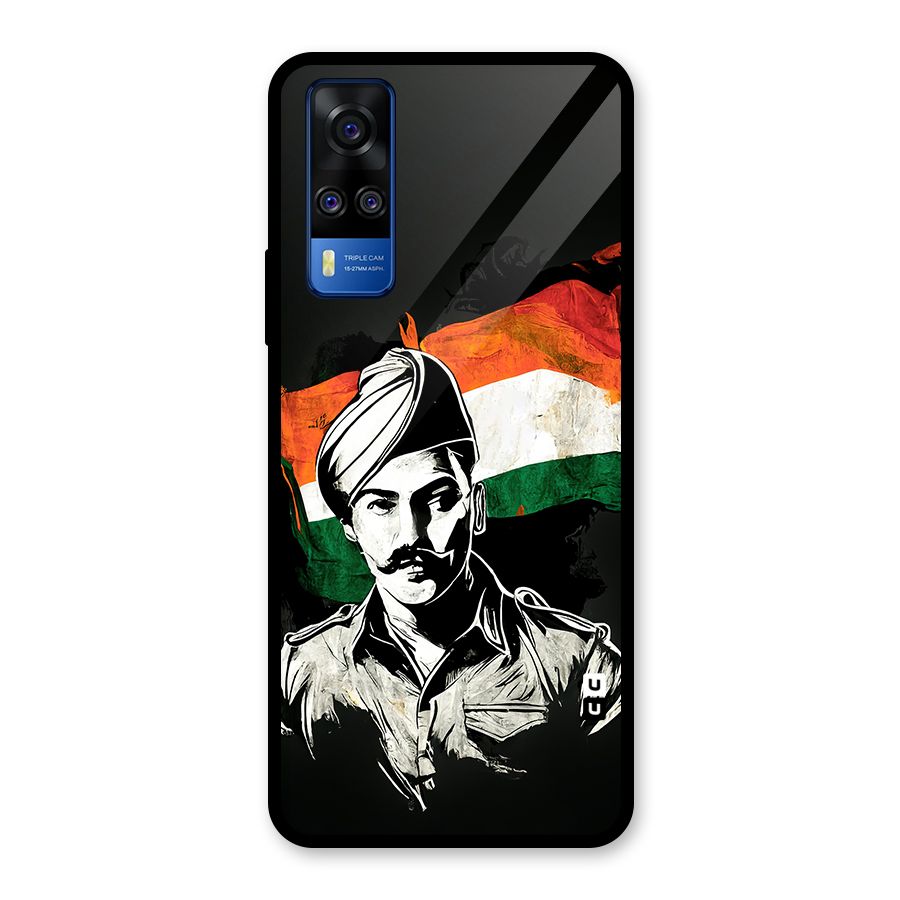 Patriotic Indian Glass Back Case for Vivo Y31