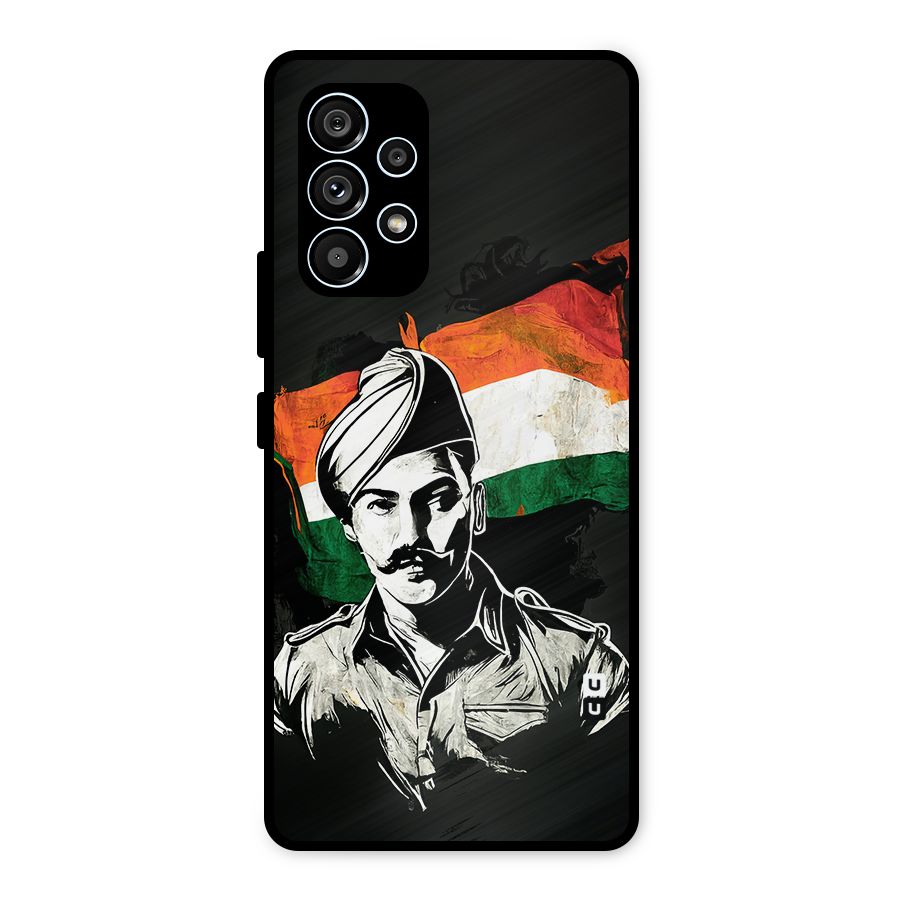 Patriotic Indian Metal Back Case for Galaxy A53 5G
