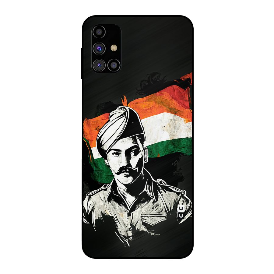 Patriotic Indian Metal Back Case for Galaxy M31s