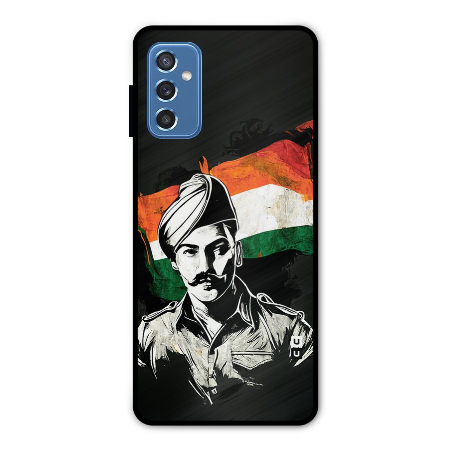 Patriotic Indian Metal Back Case for Galaxy M52 5G