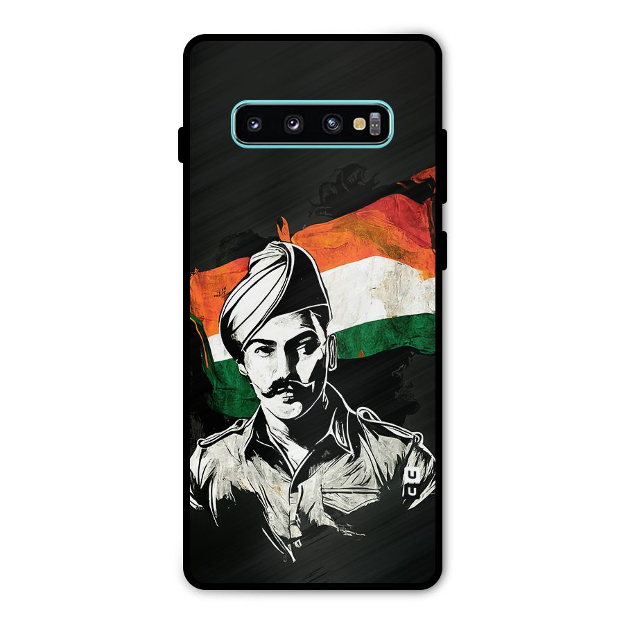 Patriotic Indian Metal Back Case for Galaxy S10 Plus