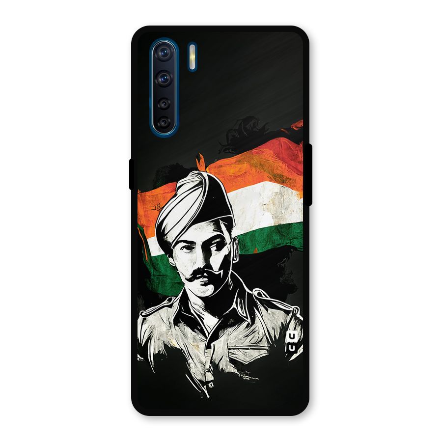 Patriotic Indian Metal Back Case for Oppo F15