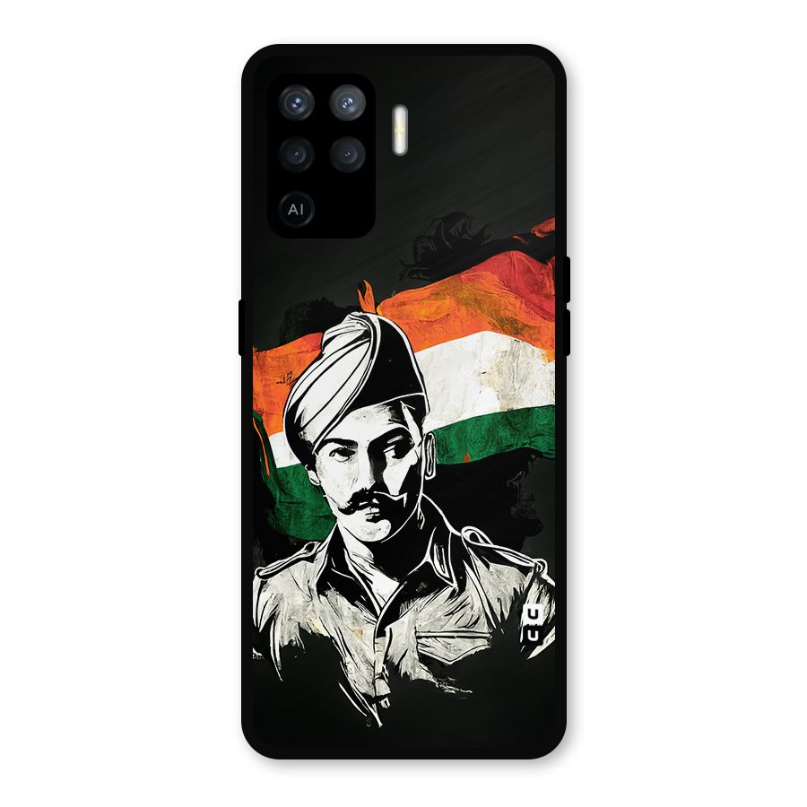 Patriotic Indian Metal Back Case for Oppo F19 Pro