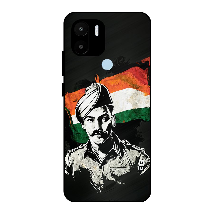 Patriotic Indian Metal Back Case for Redmi A2 Plus