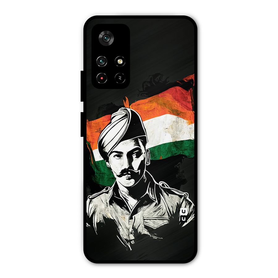 Patriotic Indian Metal Back Case for Redmi Note 11T 5G