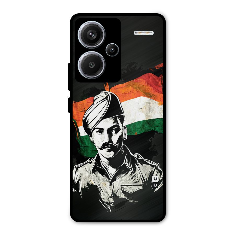 Patriotic Indian Metal Back Case for Redmi Note 13 Pro Plus