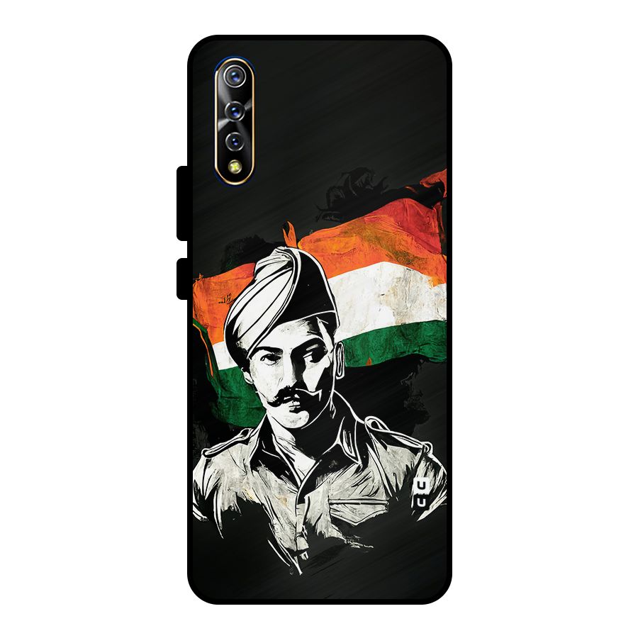 Patriotic Indian Metal Back Case for Vivo S1