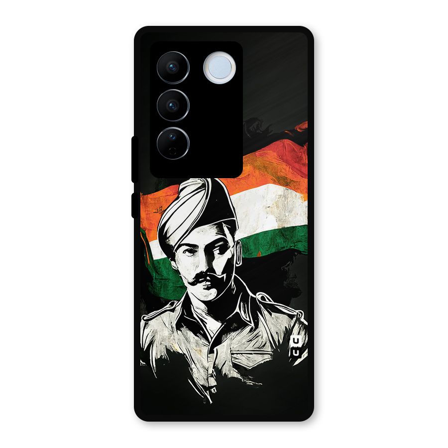Patriotic Indian Metal Back Case for Vivo V27